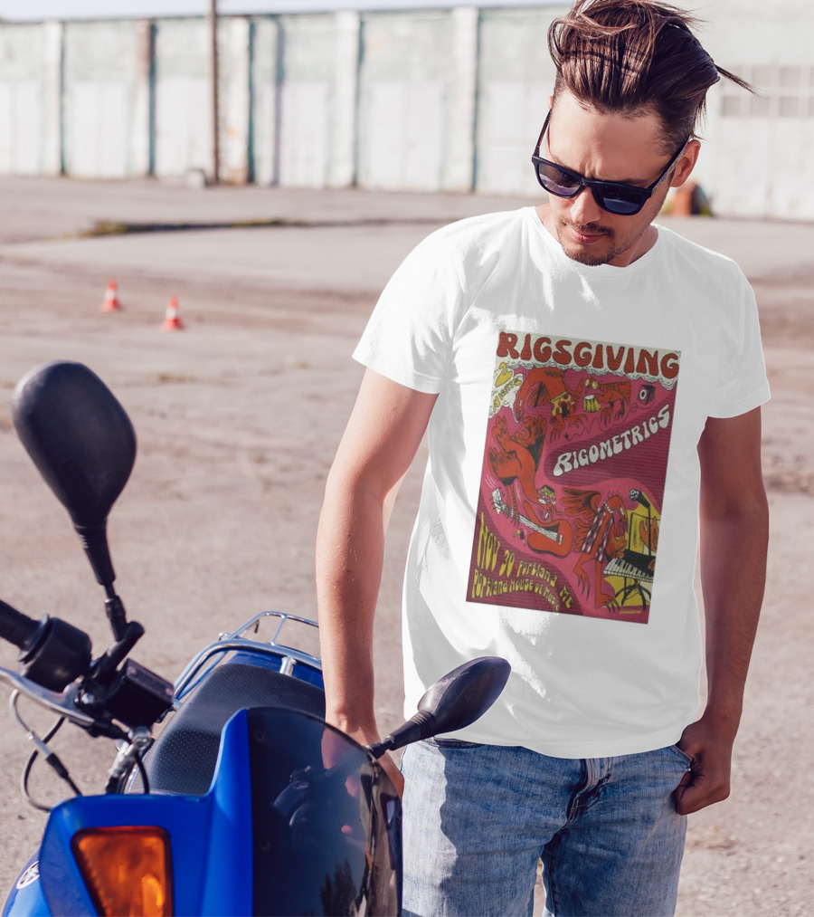 RIGSGIVING RIGOMETRICS NOV 30 2024 PORTLAND ME PORTLAND HOUSE OF MUSIC T-Shirt