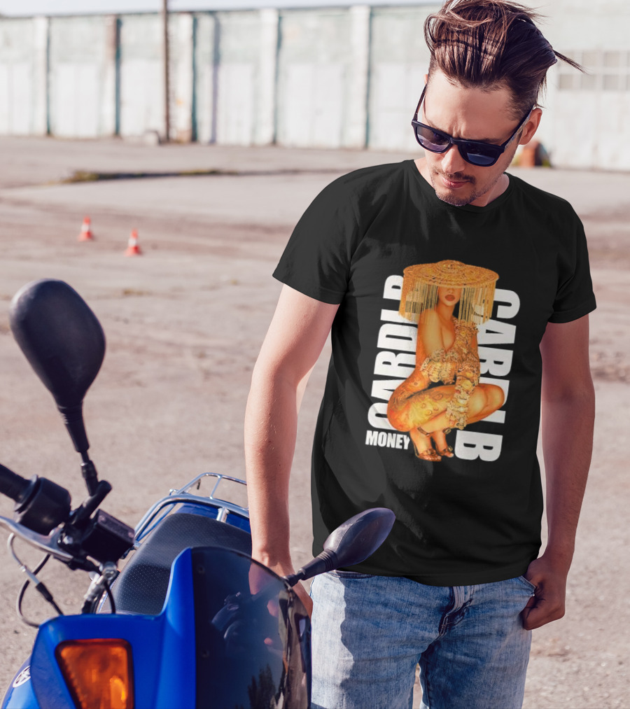 CardI B Money Squat Bold Fashion T-Shirt