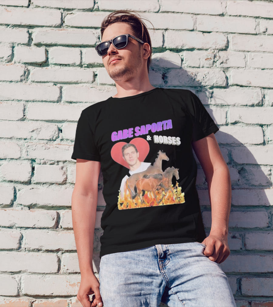 Gabe Saporta And Horses T-Shirt