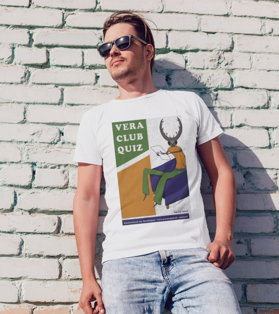 Vera Club Quiz Groningen Netherlands December 19 2024 Oosterstraat 44 Vera-Groningen.nl Seawut T-Shirt