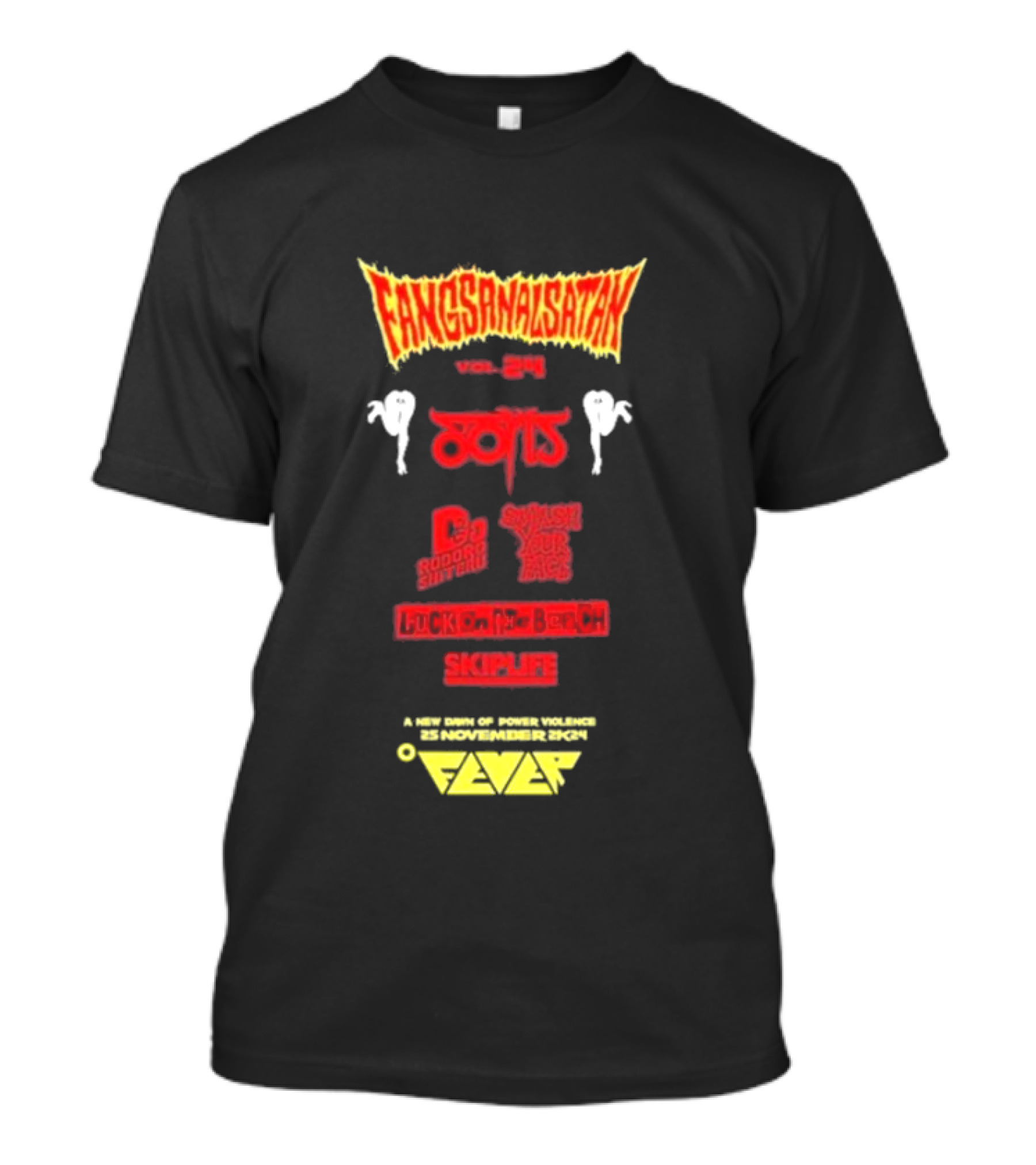 Fangsanalsatan Vol 24 Boris Heavy Rock Doooo DJ Scotch Egg Skiplife Fever November Riot T-Shirt