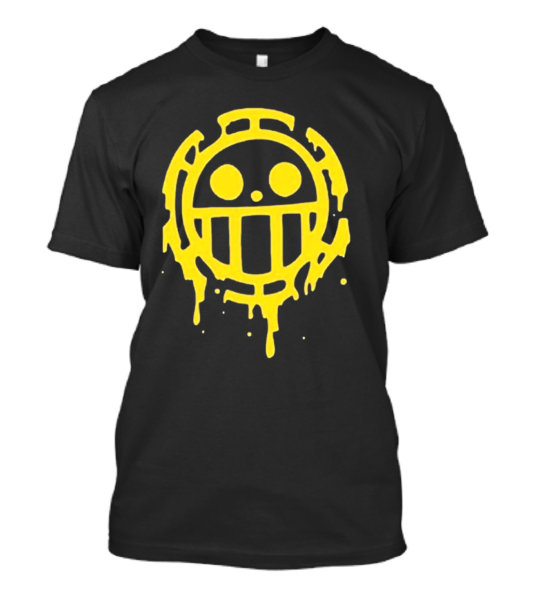 One Piece 2024 Tour Low Key Anime Iconic Yellow Dripping T-Shirt