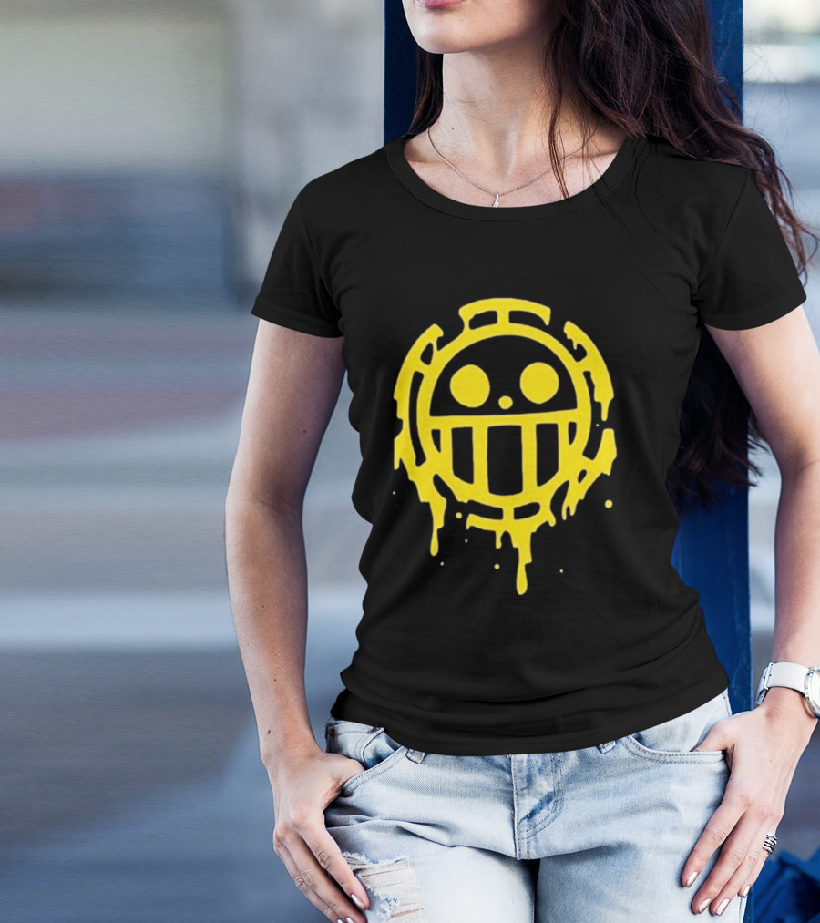 One Piece 2024 Tour Low Key Anime Iconic Yellow Dripping T-Shirt