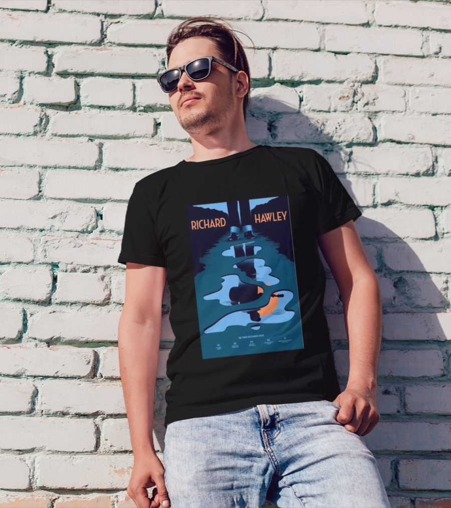 Richard Hawley UK Tour December 2024 Puddles Reflection T-Shirt