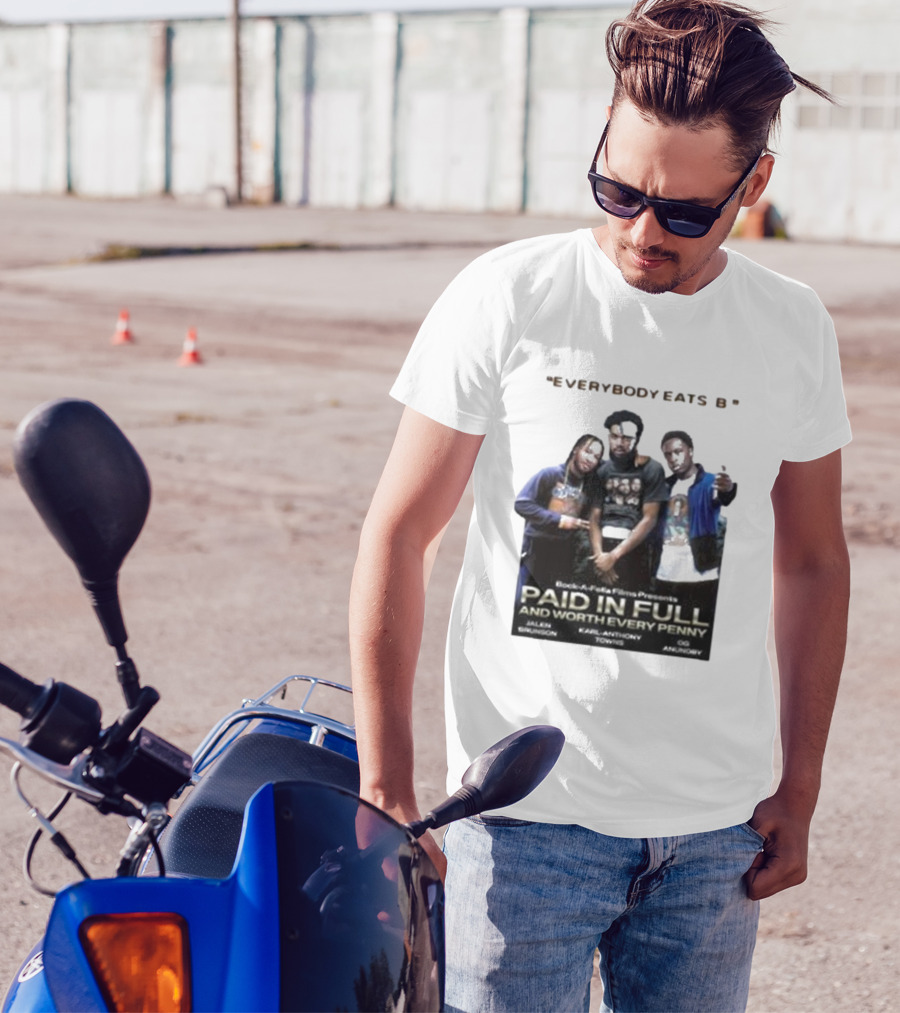 Knicks Brunson Towns Anunoby Paid In Full Everybody Eats B T-Shirt