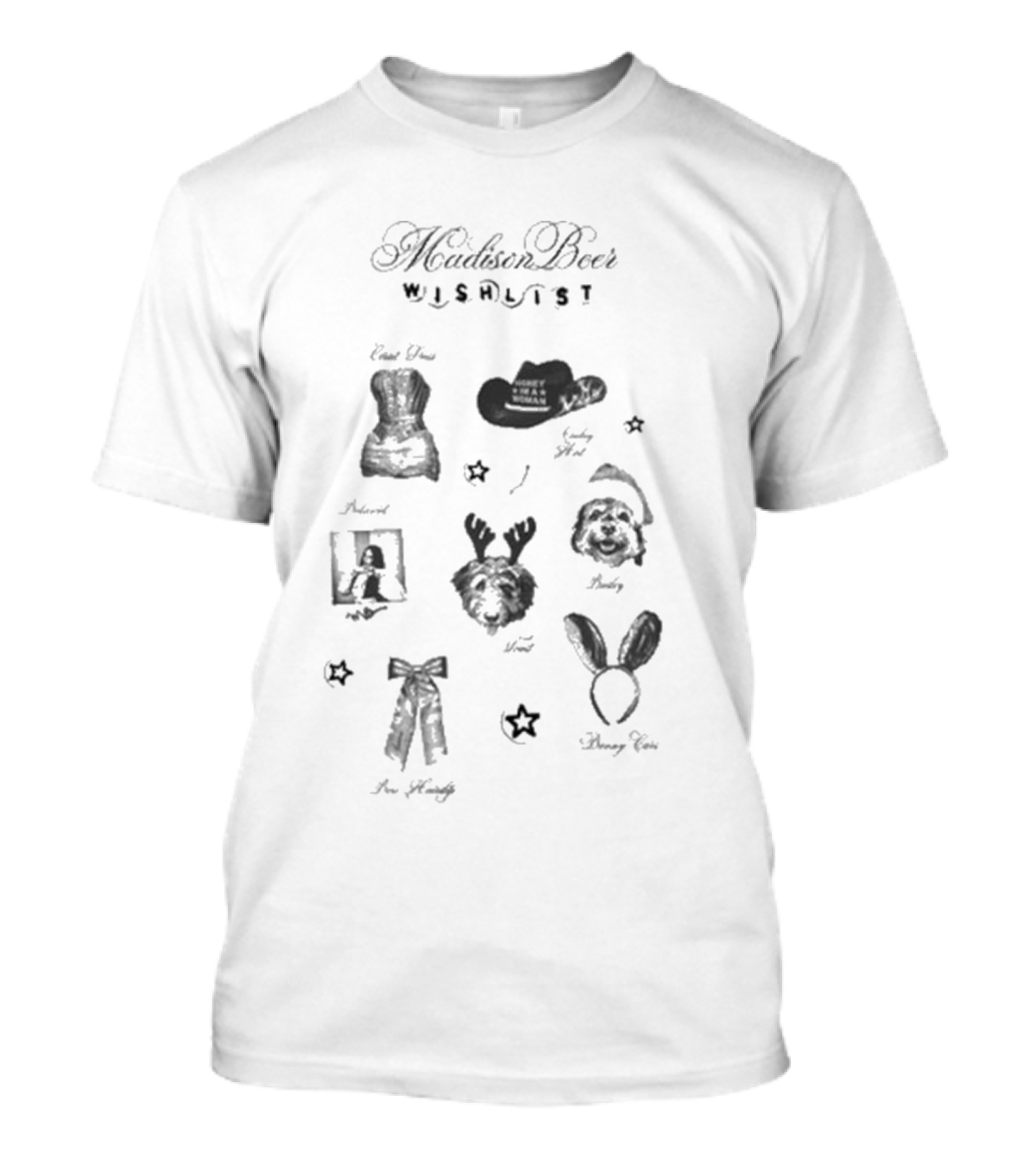 Madison Beer Wishlist Cozy Winter Holiday 2024 Playlist Fashion Accessory Essentials T-Shirt