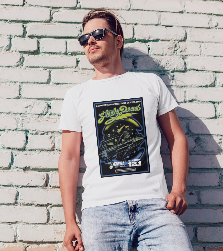 A Seamless Blend Of Steely Dan And Grateful Dead Ventura Music Hall Sunday Dec 1 T-Shirt
