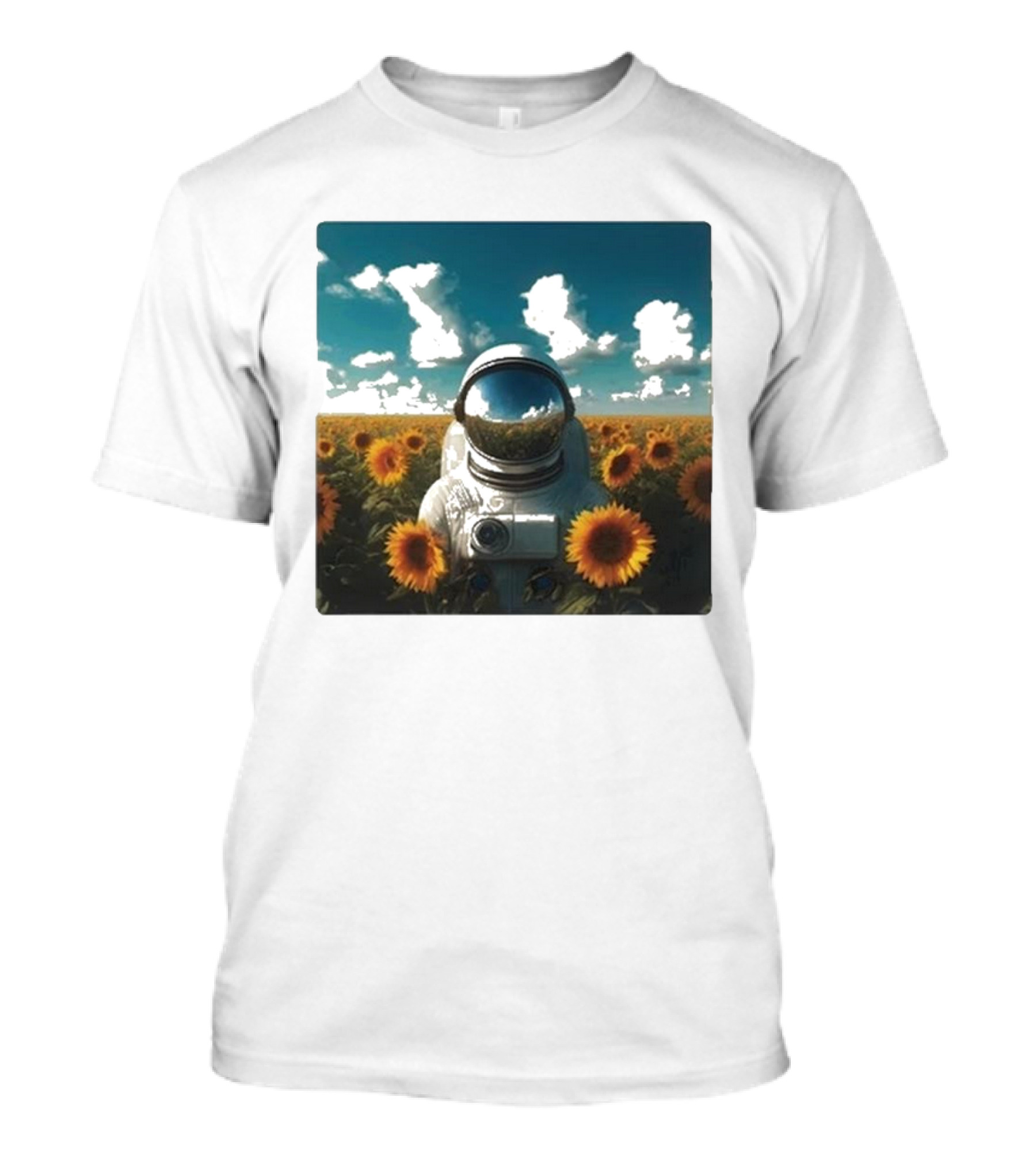 Tears For Fears Songs For A Nervous Planet Astronaut In Sunflower Field T-Shirt