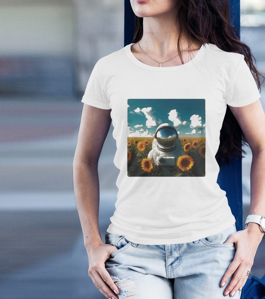 Tears For Fears Songs For A Nervous Planet Astronaut In Sunflower Field T-Shirt
