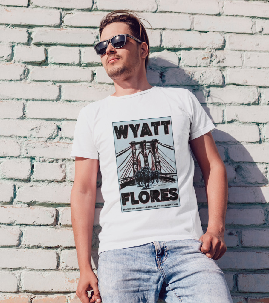 Wyatt Flores Brooklyn Paramount December 6 2024 Brooklyn NY T-Shirt