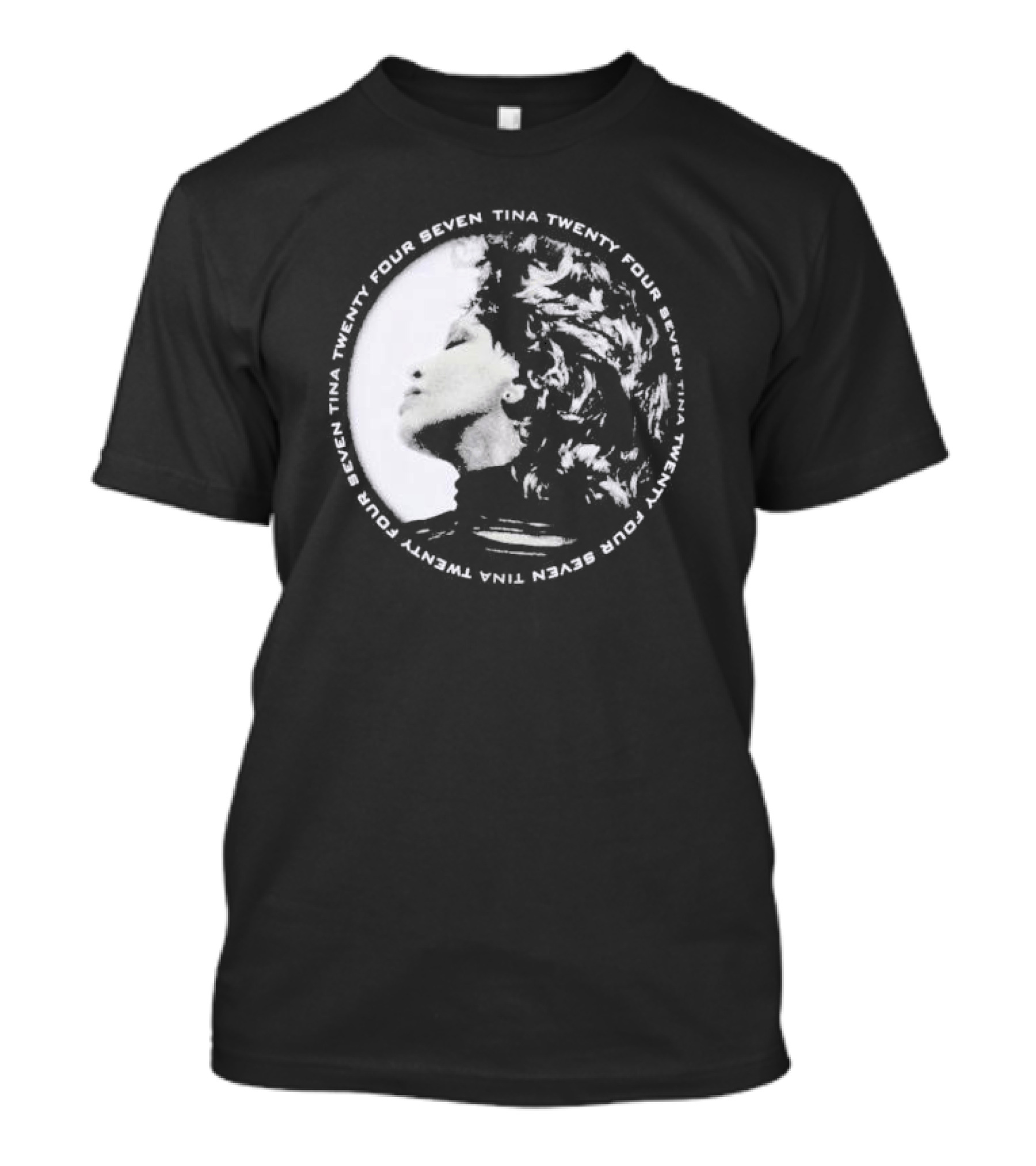 Tina Turner Twenty Four Seven Tour 2000 Circular T-Shirt
