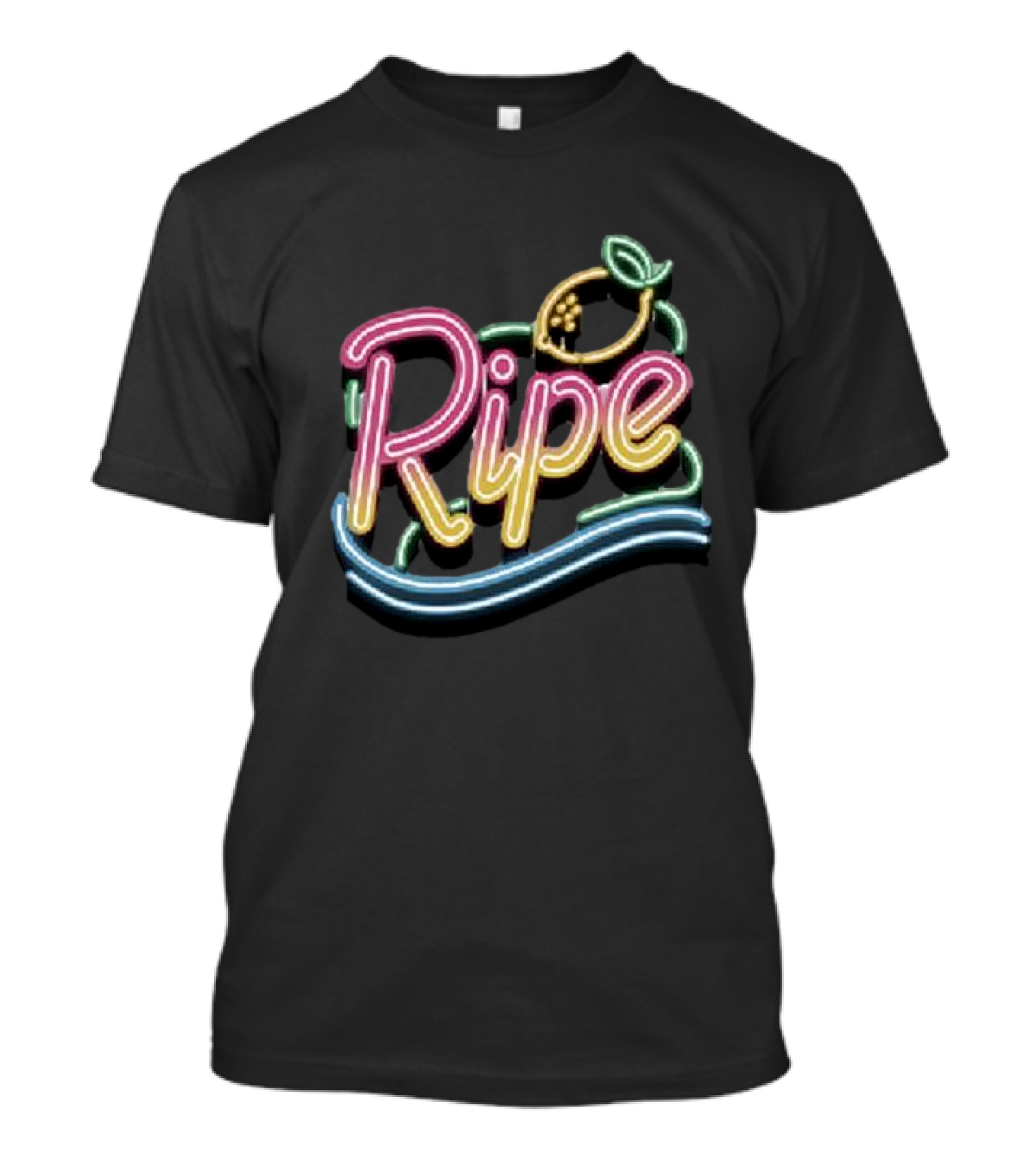Ripe Neon Baby Ribbed Band Lemon T-Shirt