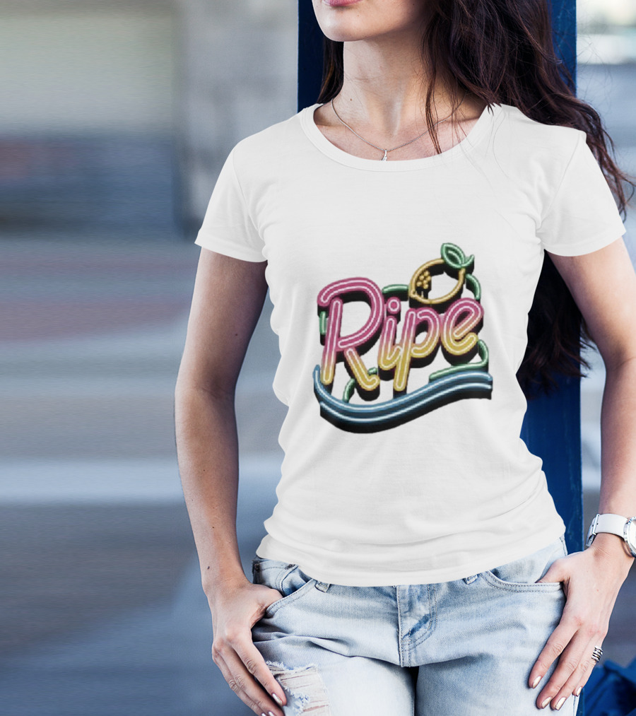 Ripe Neon Ribbed Fruit T-Shirt