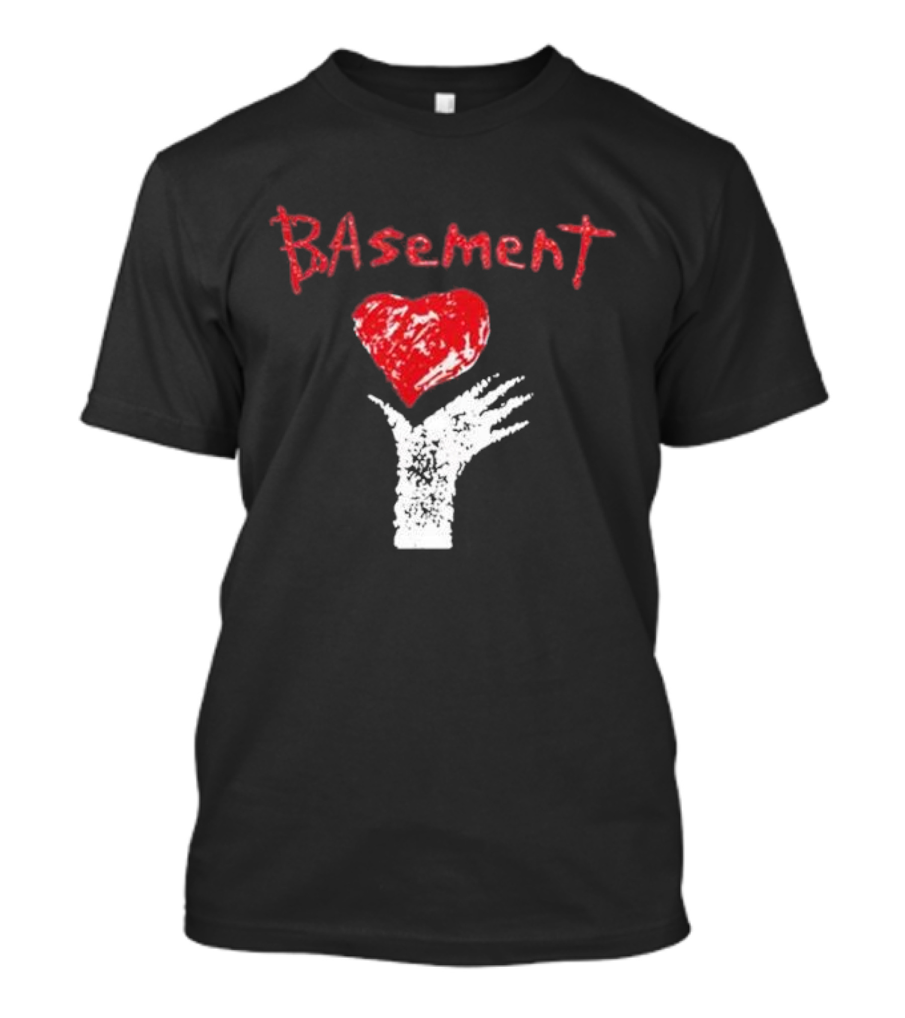 Basement Broken Heart 2024 Live Hand Holding Heart T-Shirt