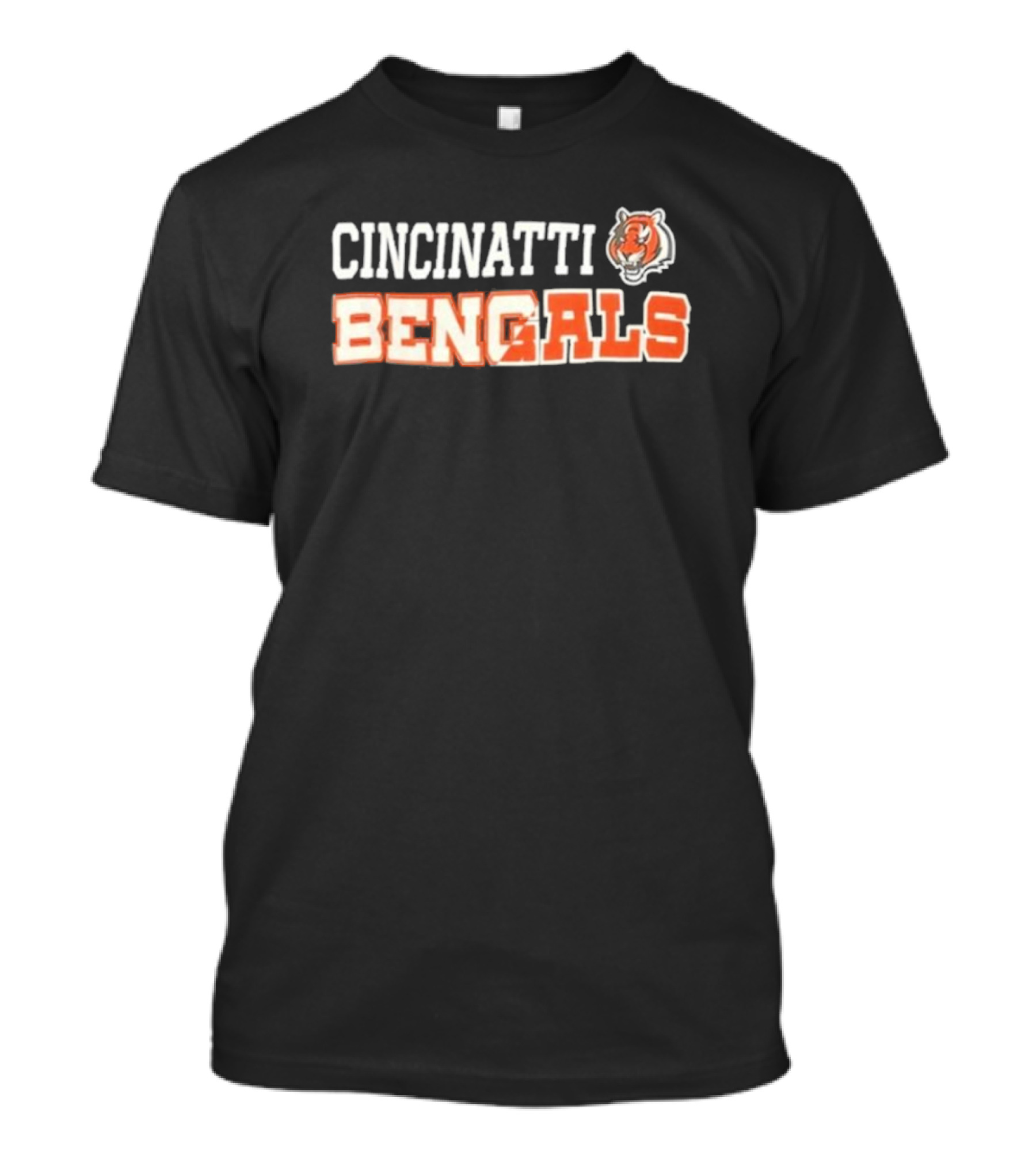 Cincinnati Bengals Tiger Logo 2024 Tour T-Shirt
