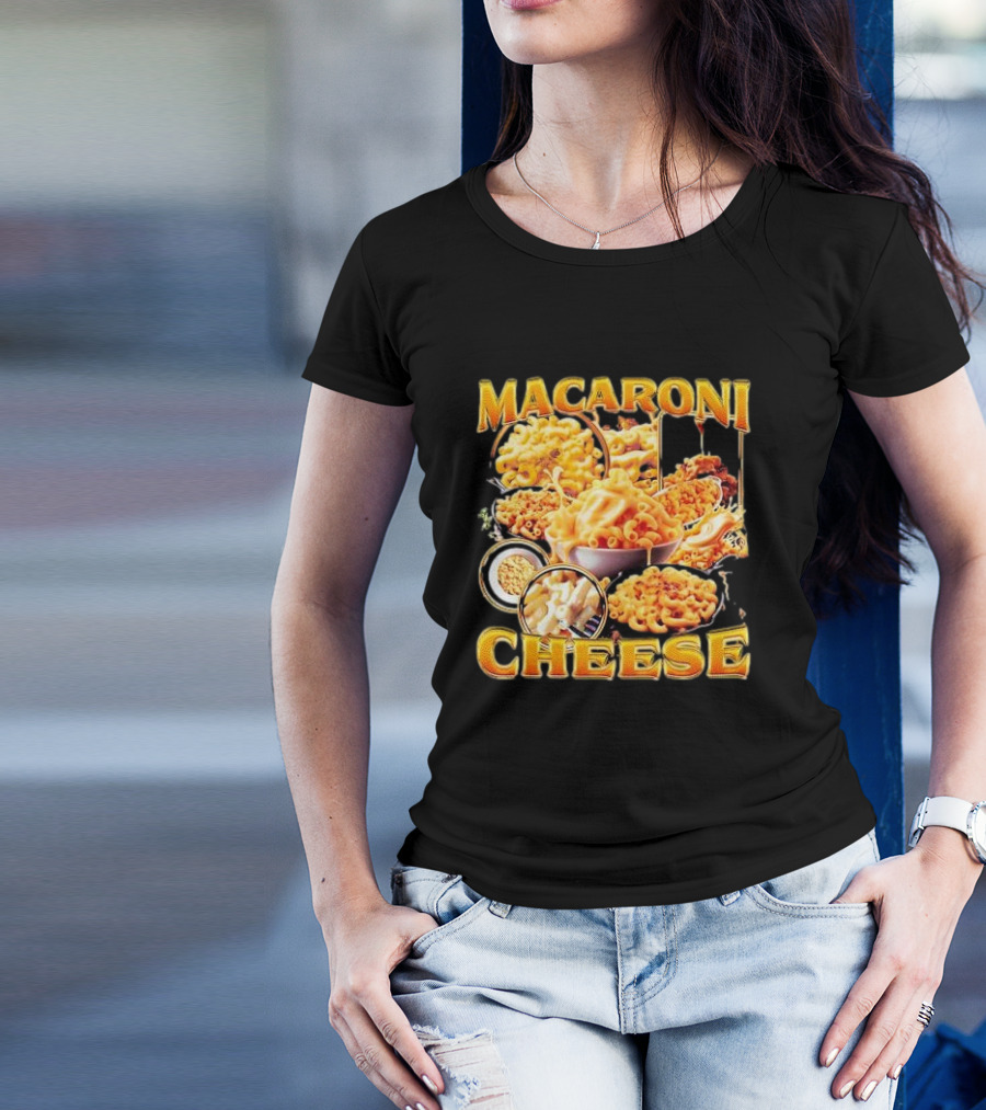 MACARONI CHEESE DELICIOUS VARIETIES IN VIBRANT T-Shirt