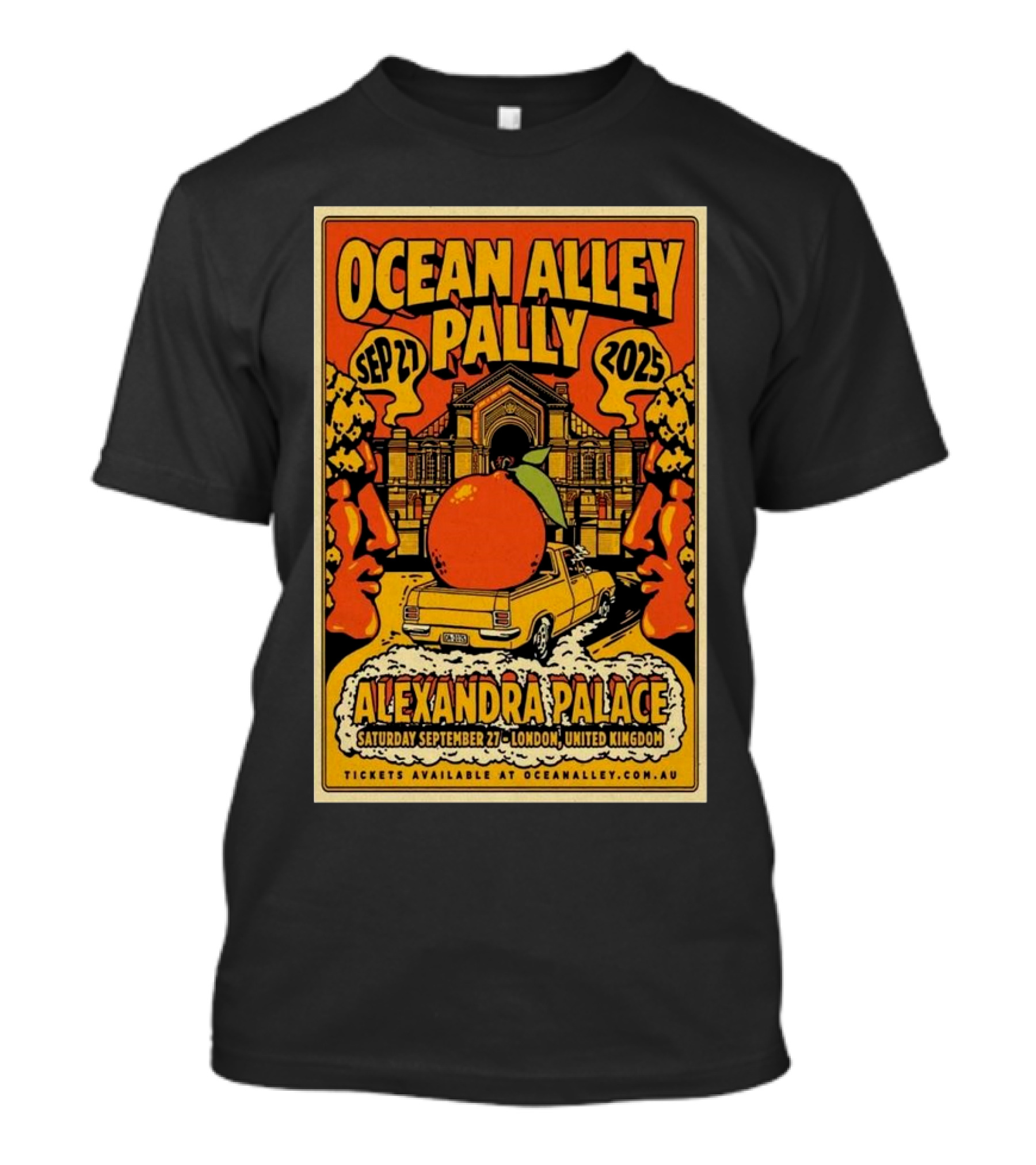 Ocean Alley Pally Sep 27 2025 Alexandra Palace London UK T-Shirt