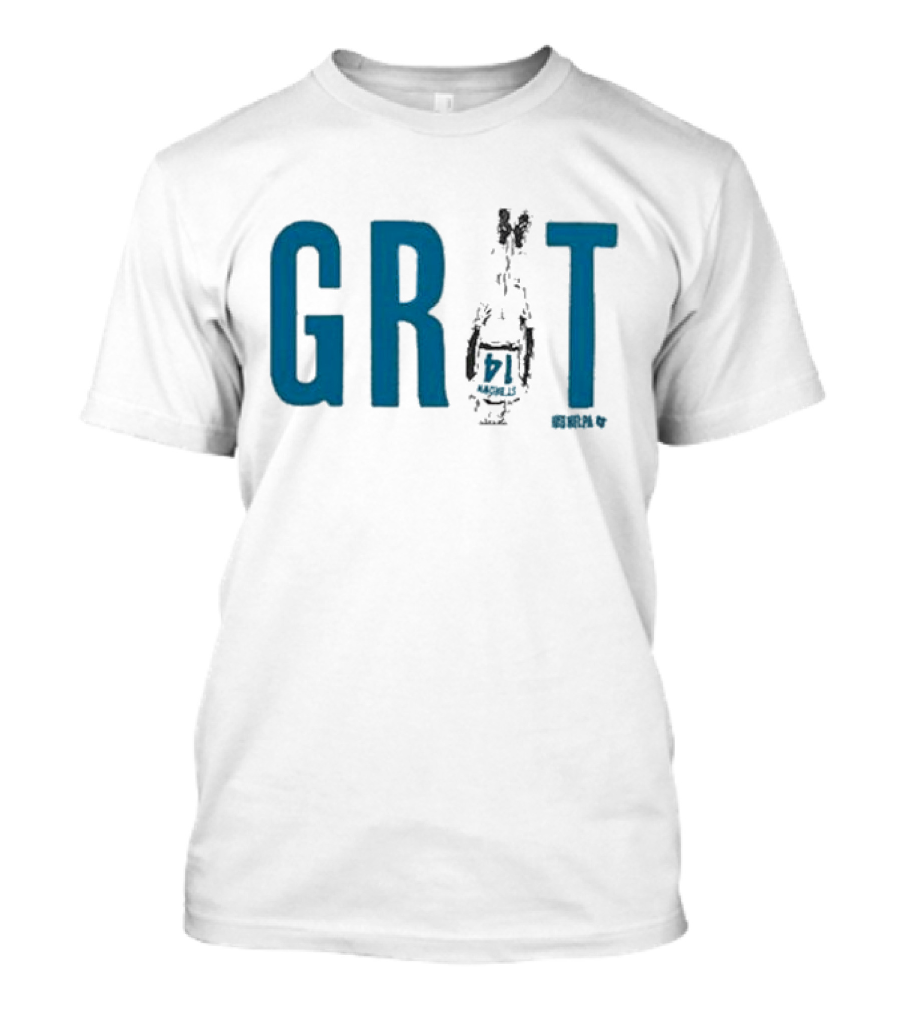 Amon-ra St. Brown Grit Football Lions 14 T-Shirt