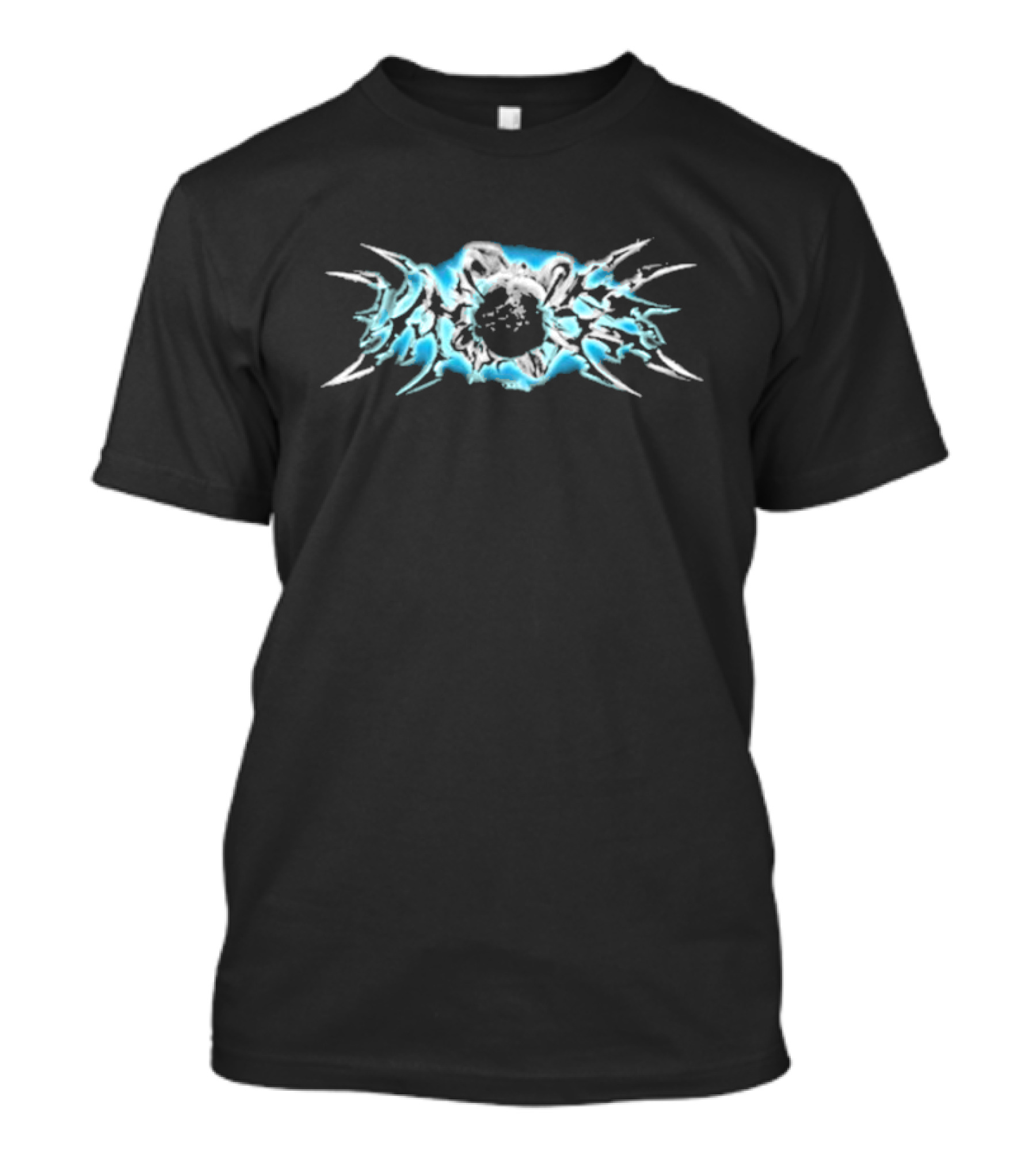 Vanoss Prey Evan Fong Blue Tribal Skull T-Shirt