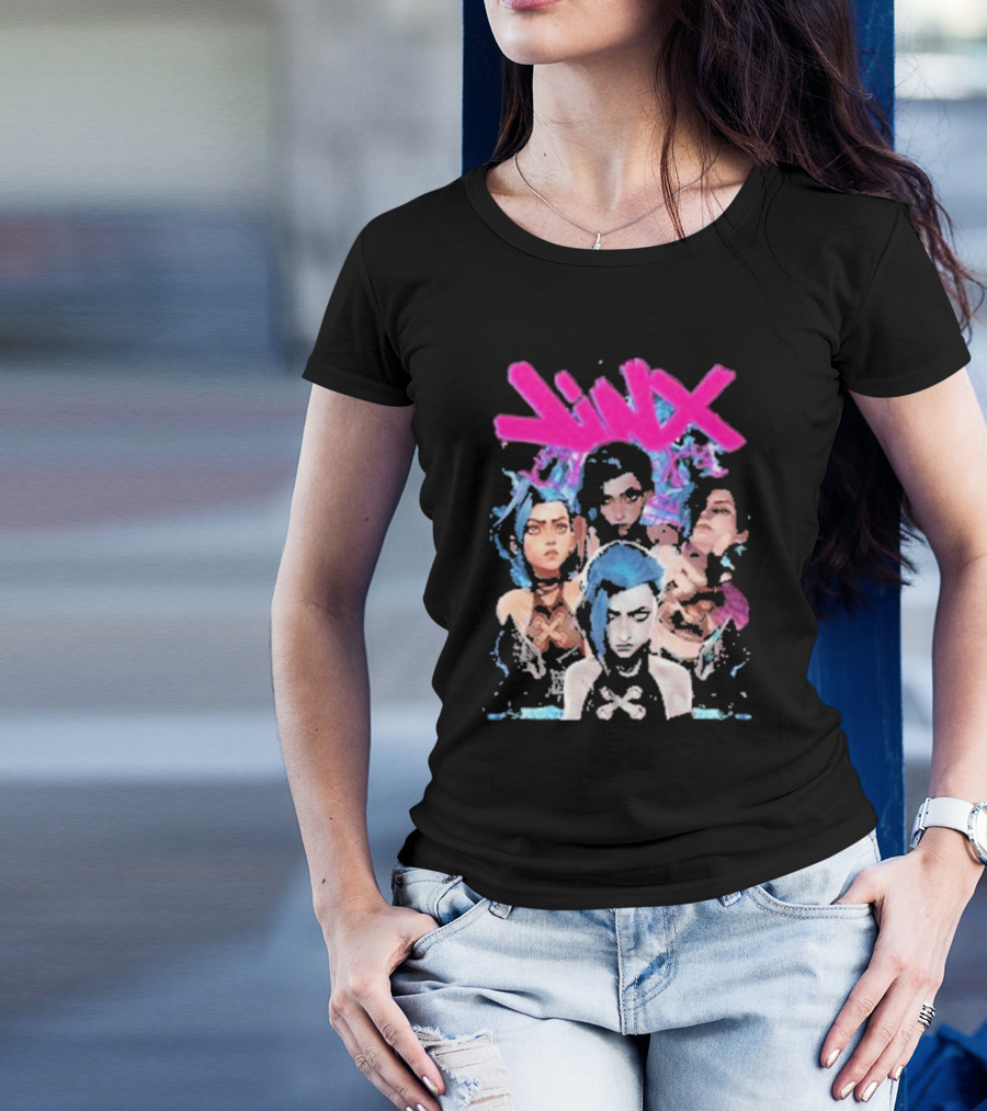Jinx League Of Legends Arcane T-Shirt