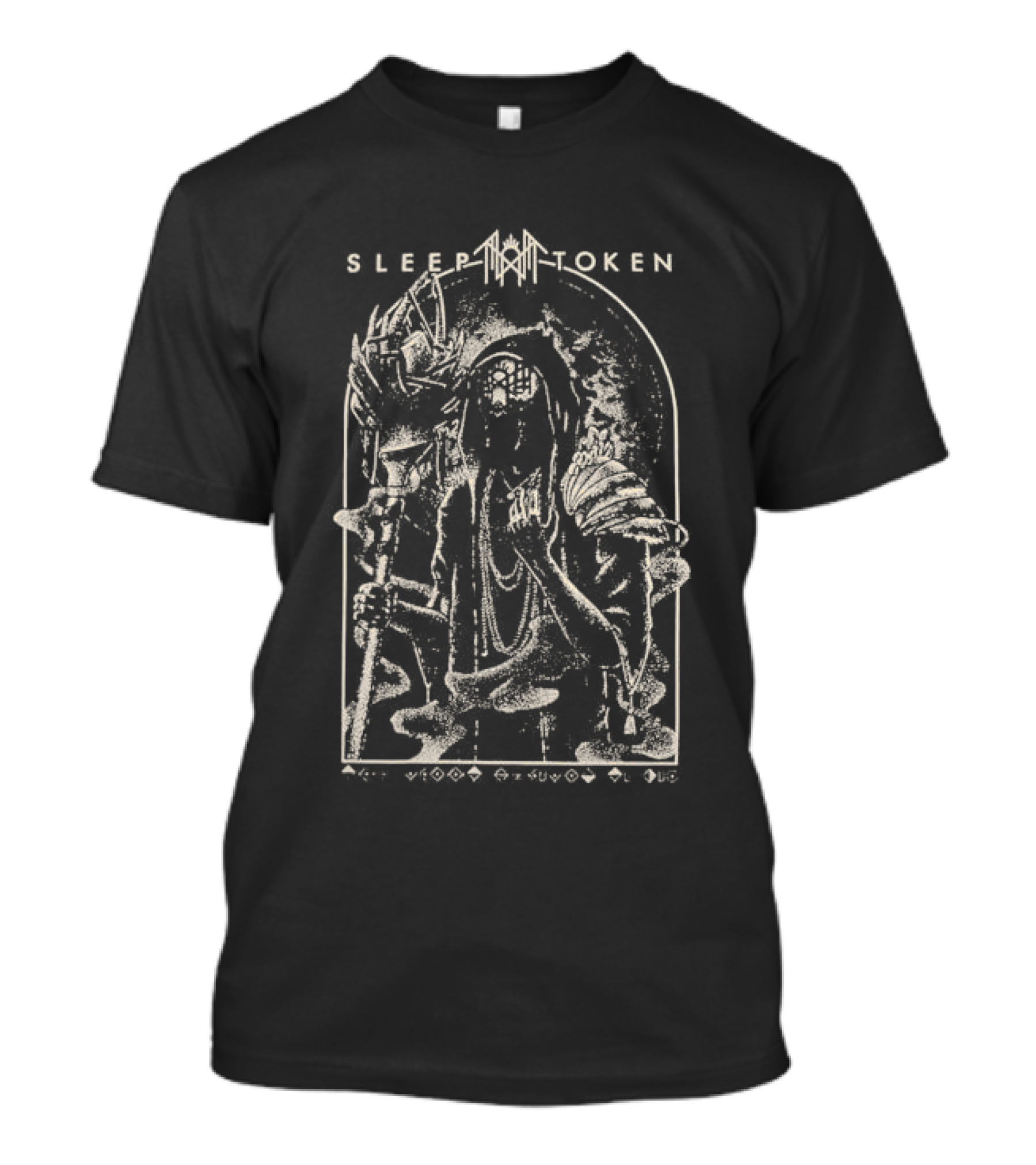 Sleep Token The Night Belongs To You Masked Entity Holding Staff T-Shirt
