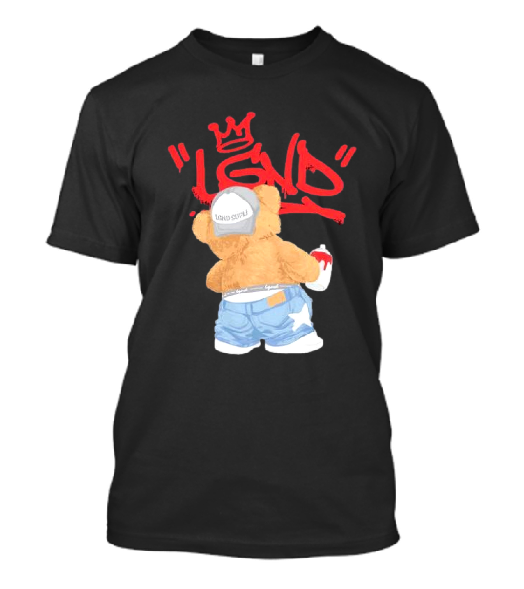 Tagger Bear LGND Lord Supply Graffiti T-Shirt