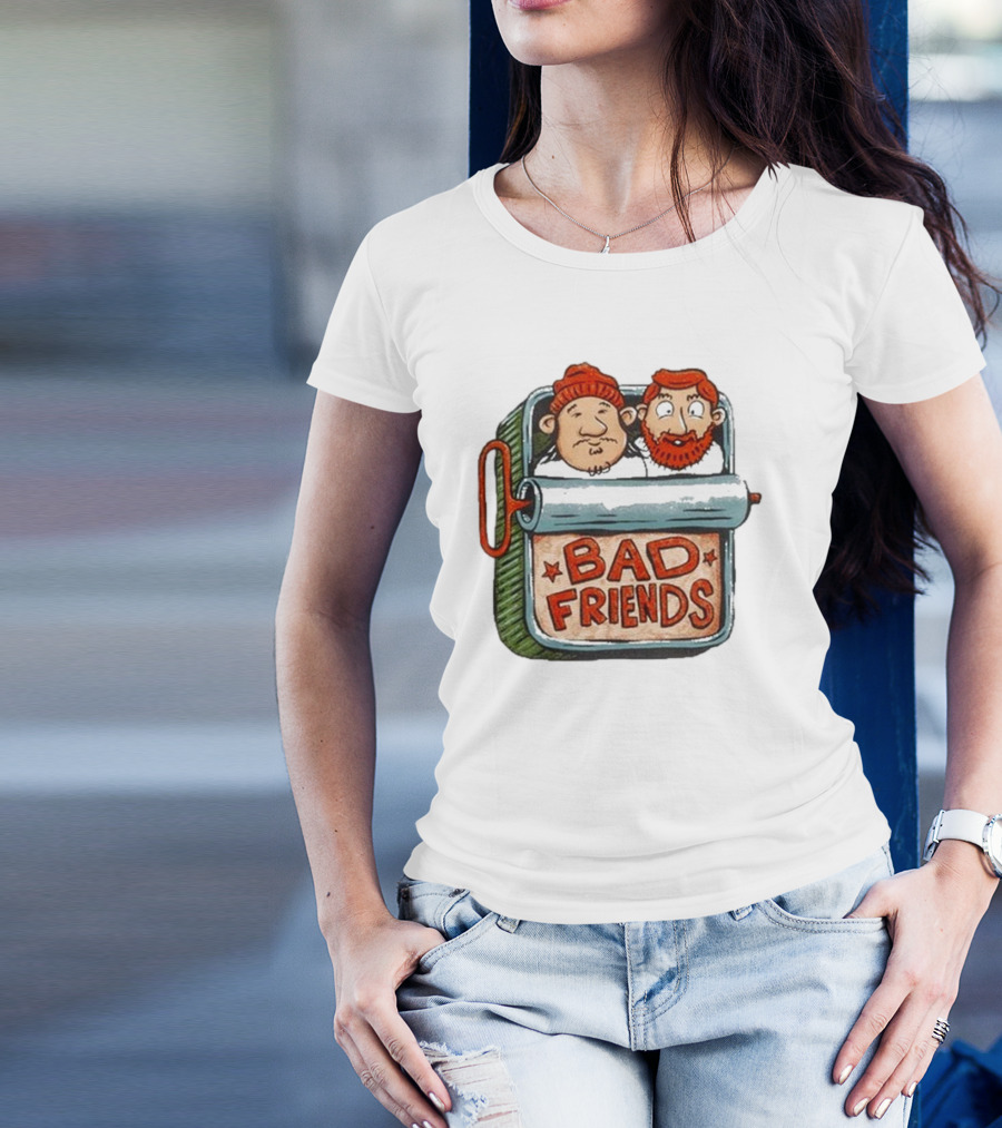 Bad Friends Meat Grinder Beanie And Redhead Duo T-Shirt