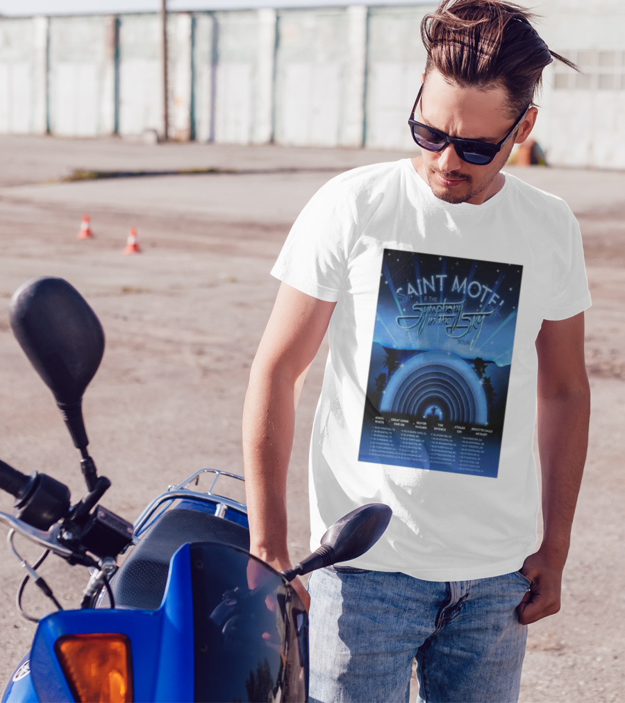 Saint Motel And The Symphony In The Sky Tour 2025 Angel Wintering Great Good Fine OK Oliver Hazard The Divorce Stephen Day Bridget Calls Me Baby T-Shirt