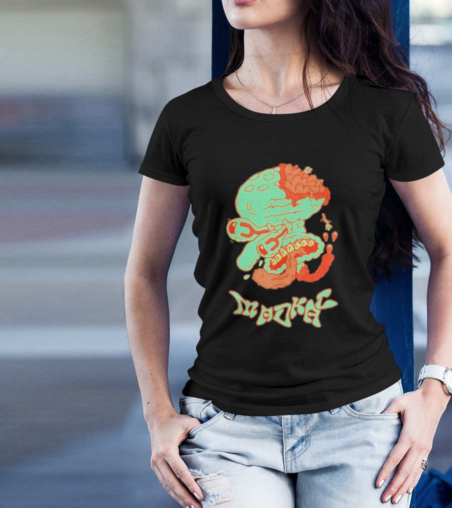 Madkat Ewww Calamardo Surreal Zombie Pop T-Shirt