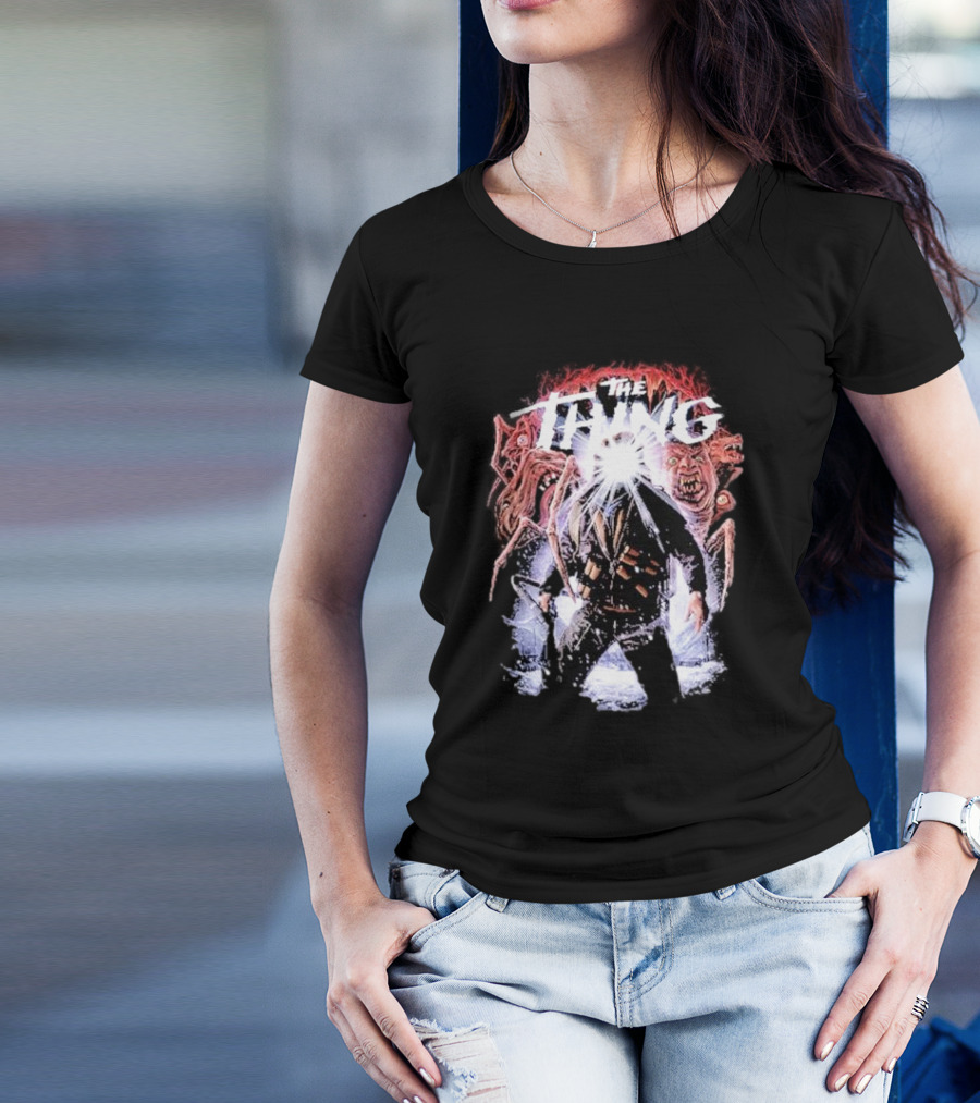 The Thing The Warmest Place To Hide Horror 2024 Monster T-Shirt