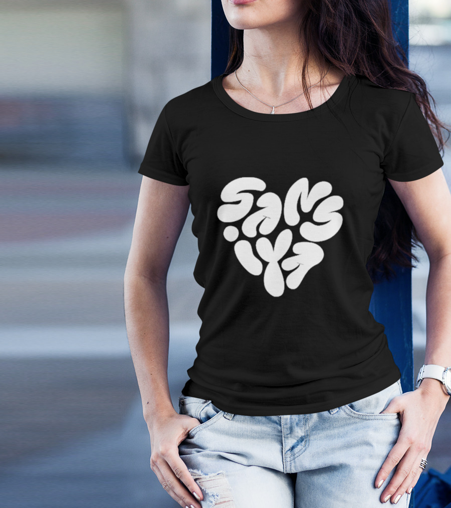 Thegrefg Saiyans Heart Logo Design Corazón Saiyans V.2 T-Shirt