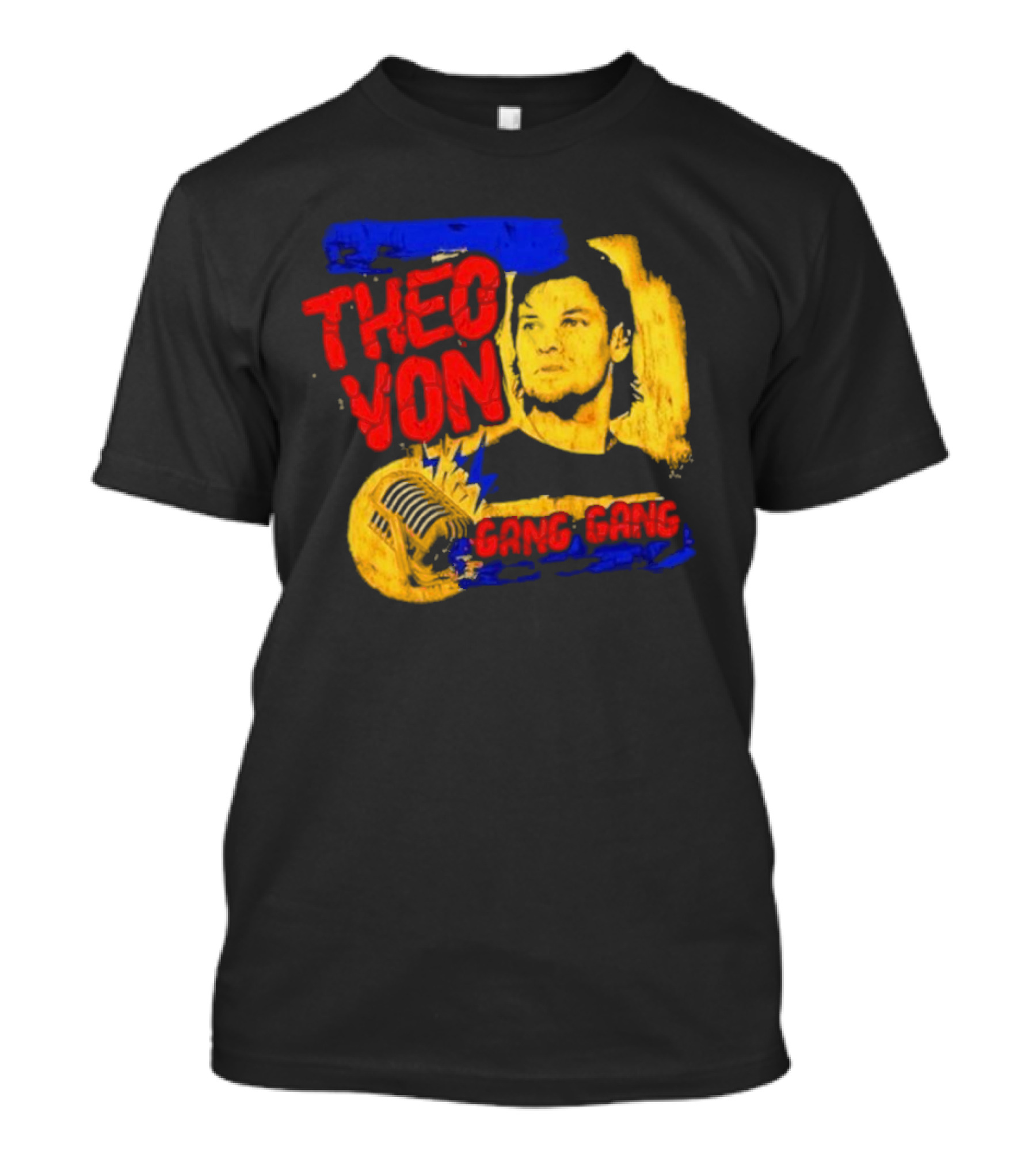 Theo Von Gang Gang 90s Pepper Mic T-Shirt