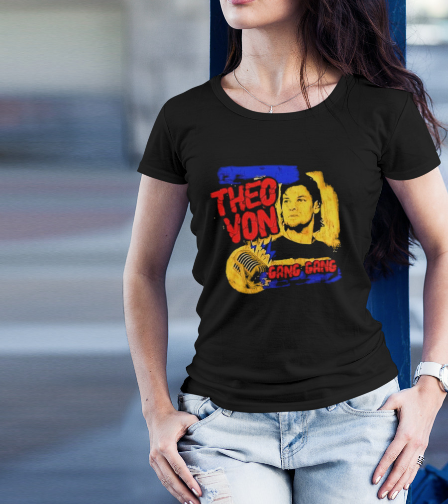 Theo Von Gang Gang 90s Pepper Mic T-Shirt
