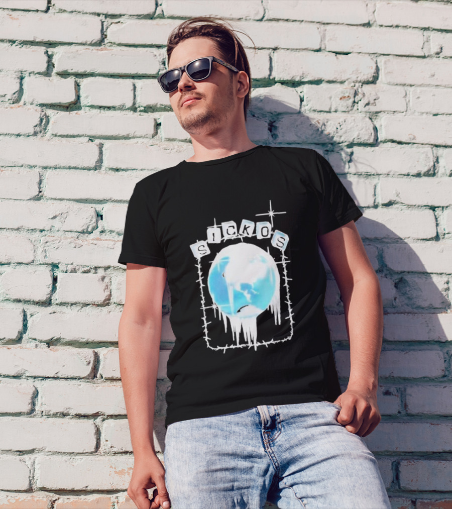 Sickos Ice World Frozen Barbed Wire T-Shirt