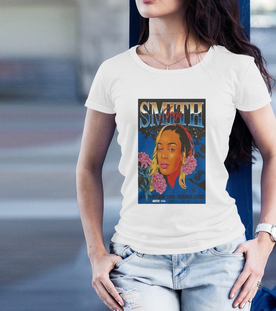 Jorja Smith 6 Noviembre 2025 Buenos Aires Event T-Shirt
