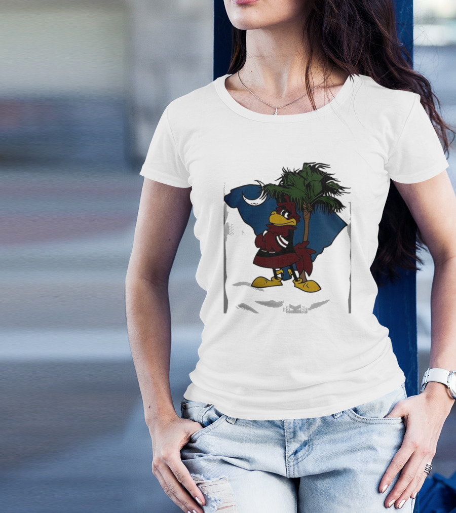 South Carolina Gamecocks Football Palmetto Moon Rooster T-Shirt