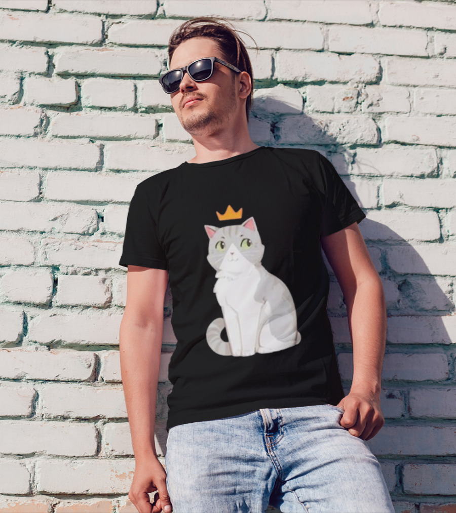 Goodtimeswithscar Jellie Cat With Crown T-Shirt