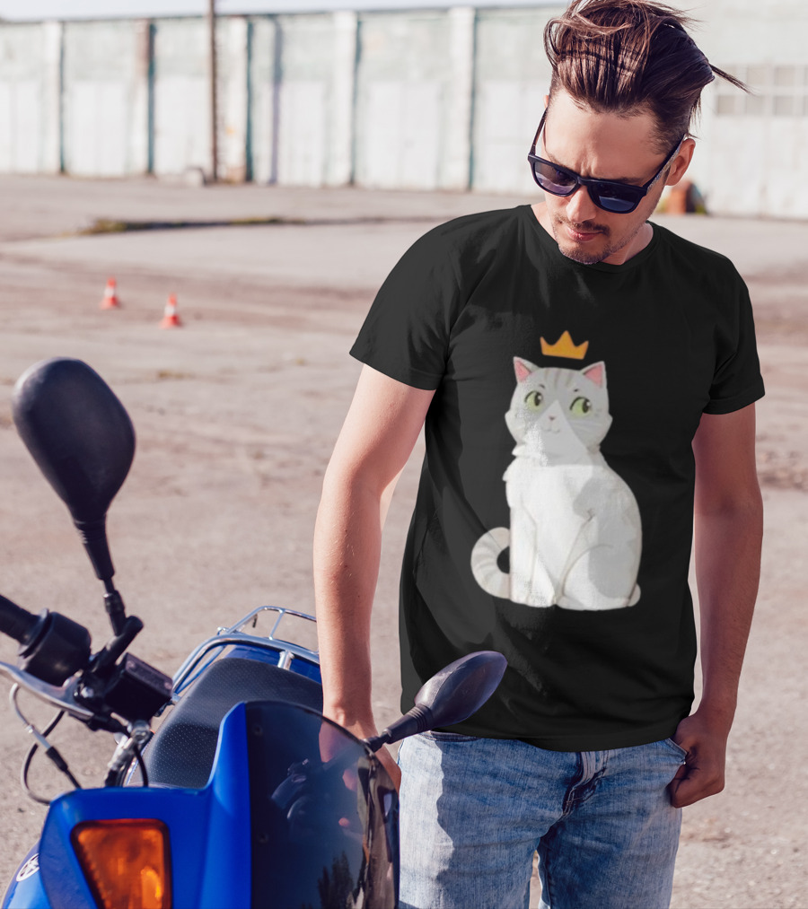 Goodtimeswithscar Jellie Cat With Crown T-Shirt