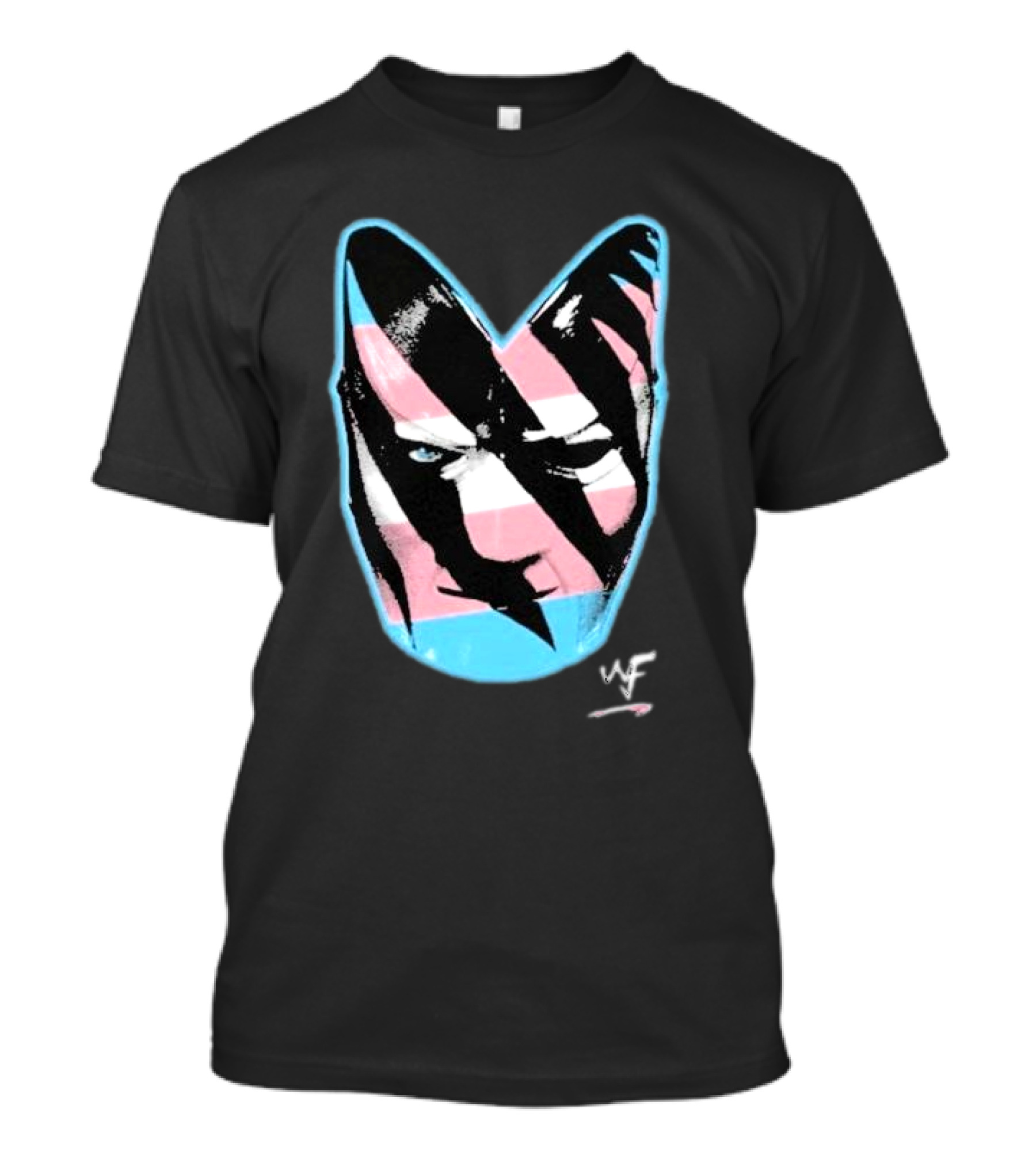 Mr. Liar Trane WF Trans Pride Wolverine Mask T-Shirt
