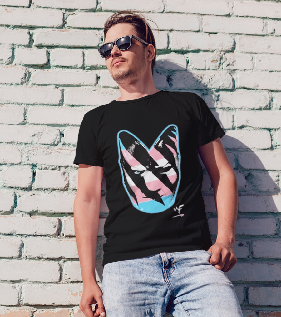 Mr. Liar Trane WF Trans Pride Wolverine Mask T-Shirt