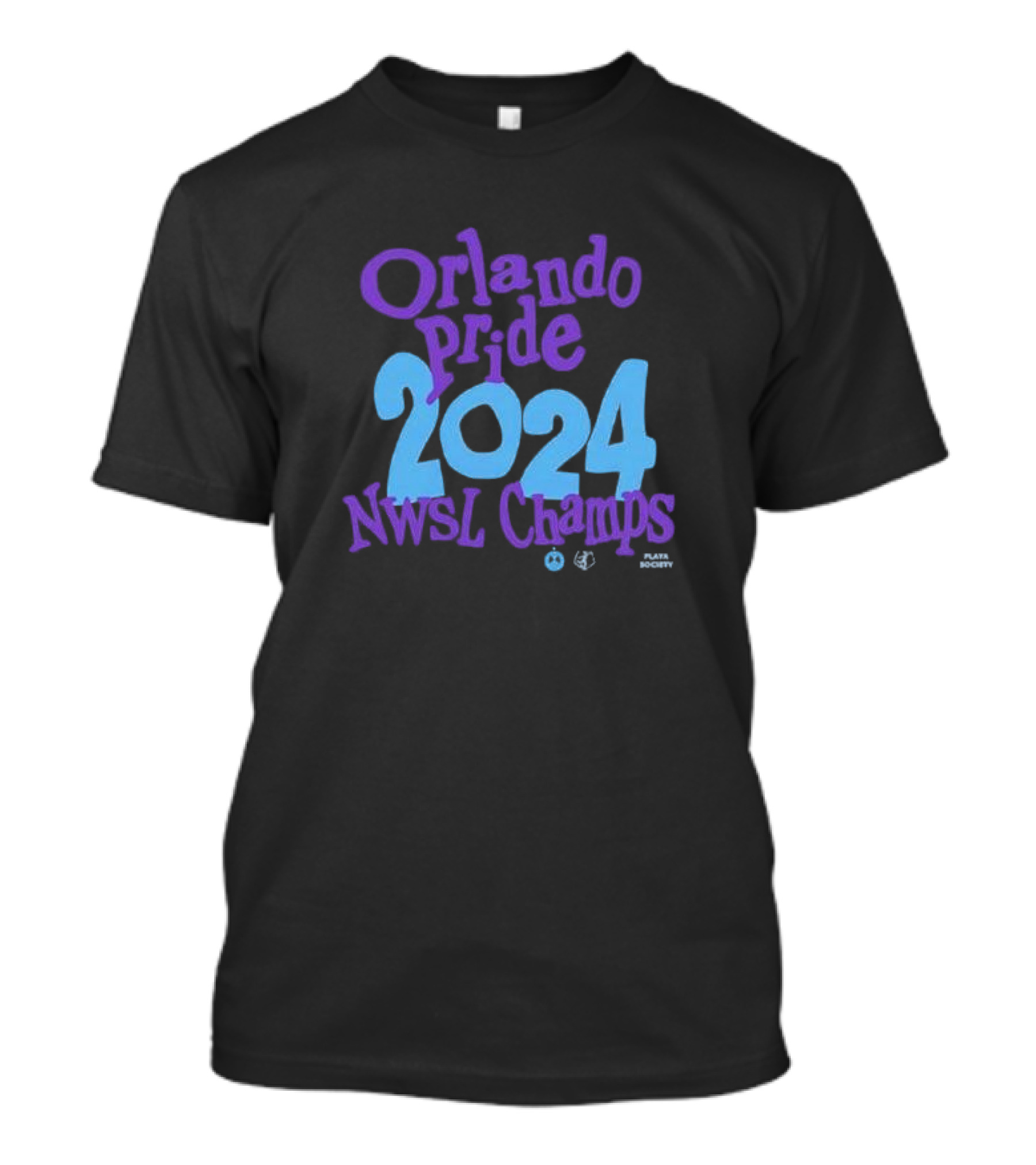 Orlando Pride 2024 NWSL Champs Playa Society T-Shirt
