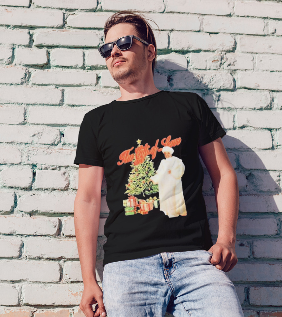 The Gift Of Love Christmas Tree Retro Style Jennifer Hudson T-Shirt