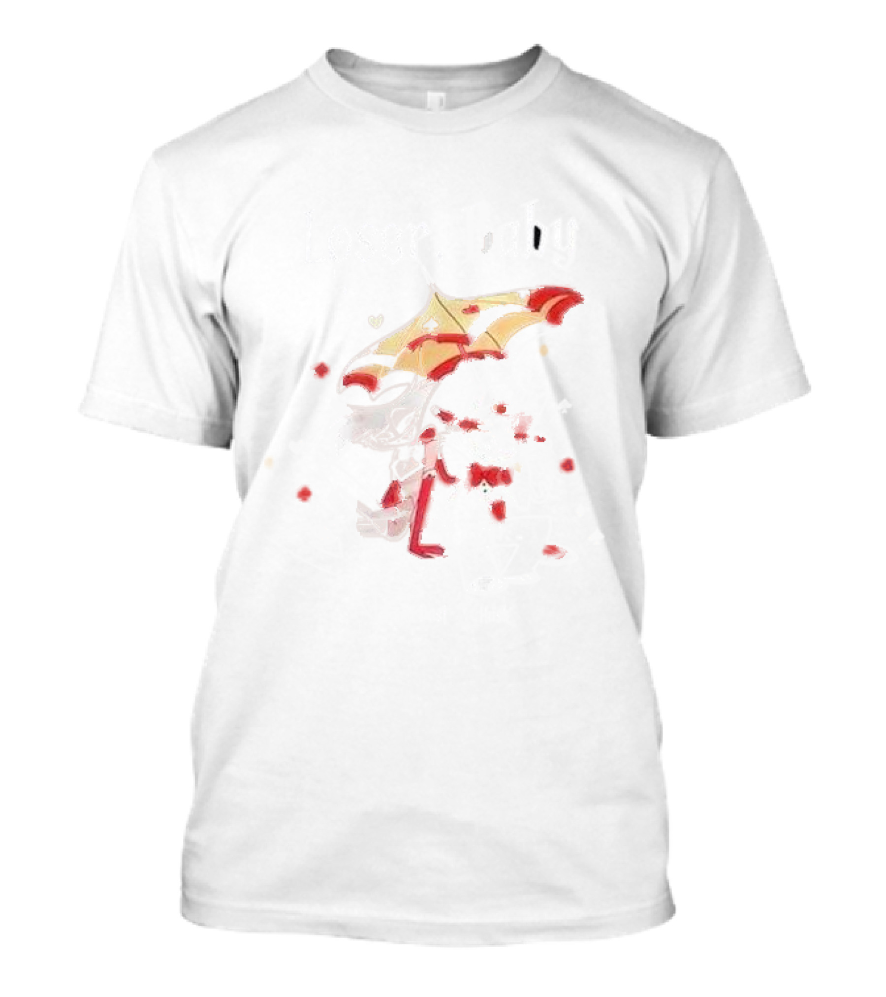 Angel Dust Loser Baby Hazbin Hotel Husk Umbrella T-Shirt