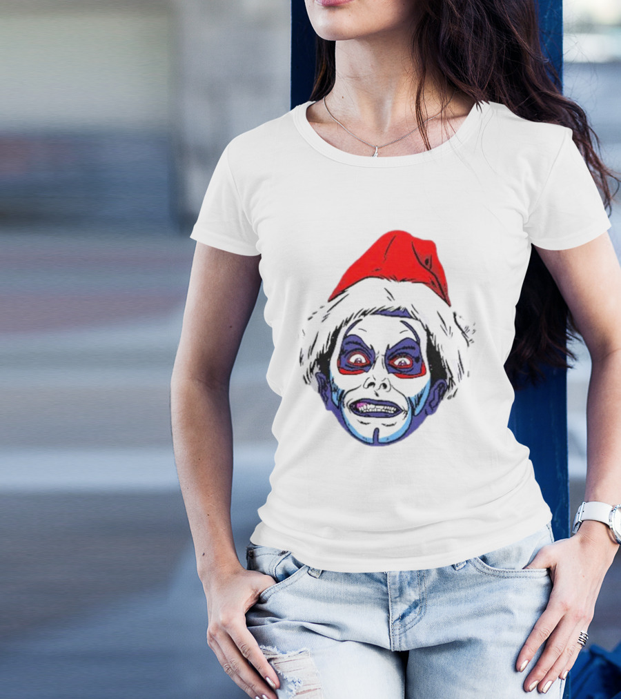 Danhausen Christmashausen Santa Face T-Shirt