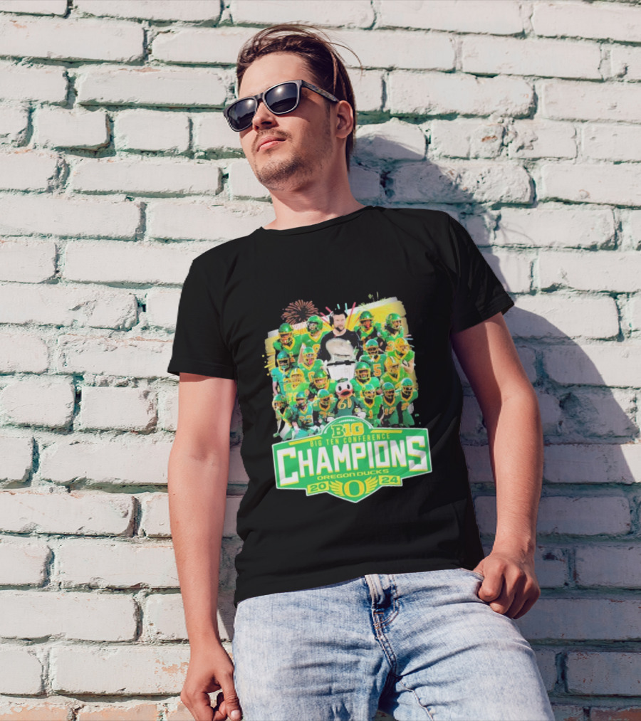 Big Ten Conference Champions Oregon Ducks Football T-Shirt
