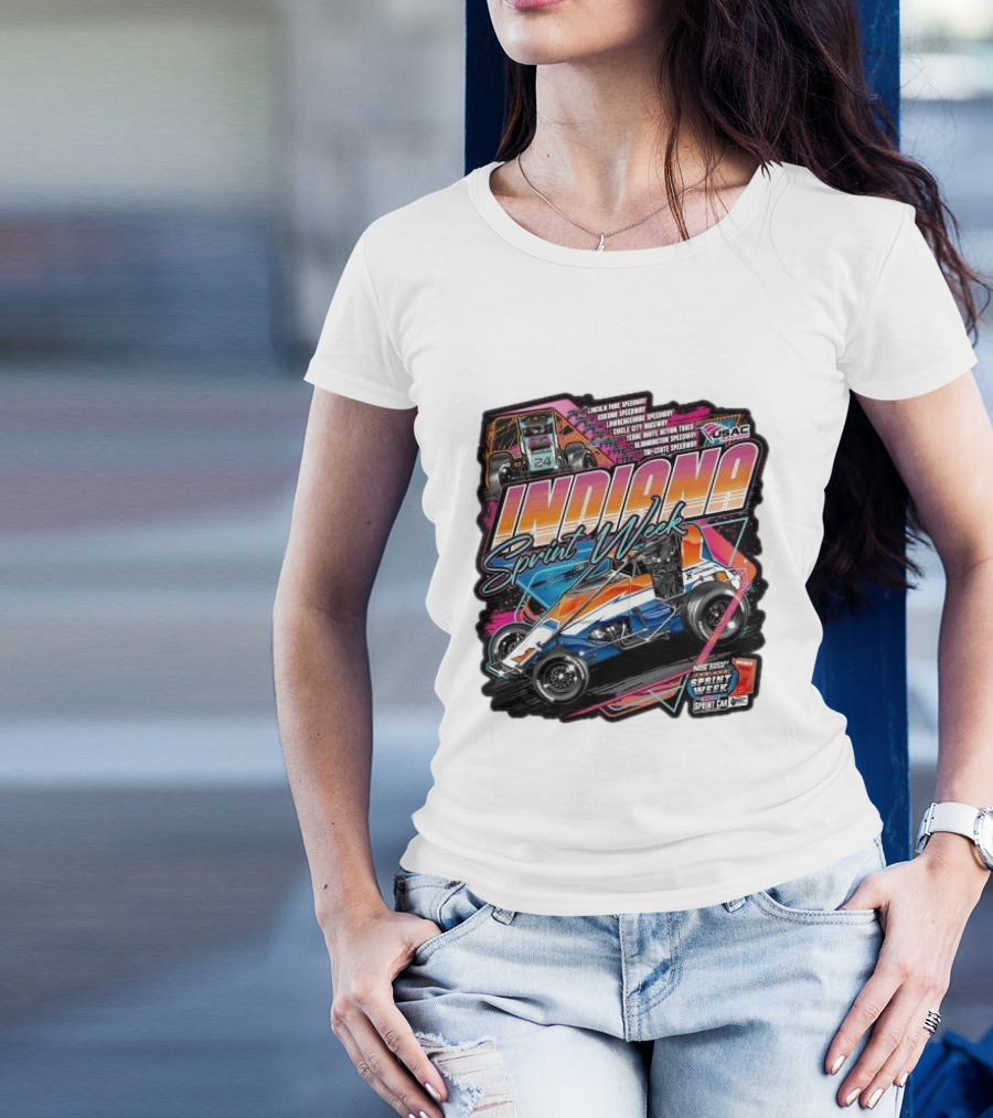 Indiana Sprint Week USAC Sprint Car Racing T-Shirt