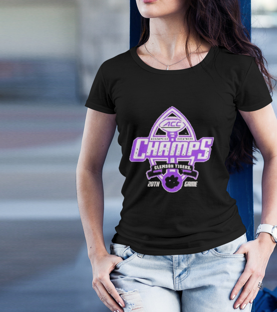Clemson Tigers ACC Champs 2024 Football 20th Game T-Shirt
