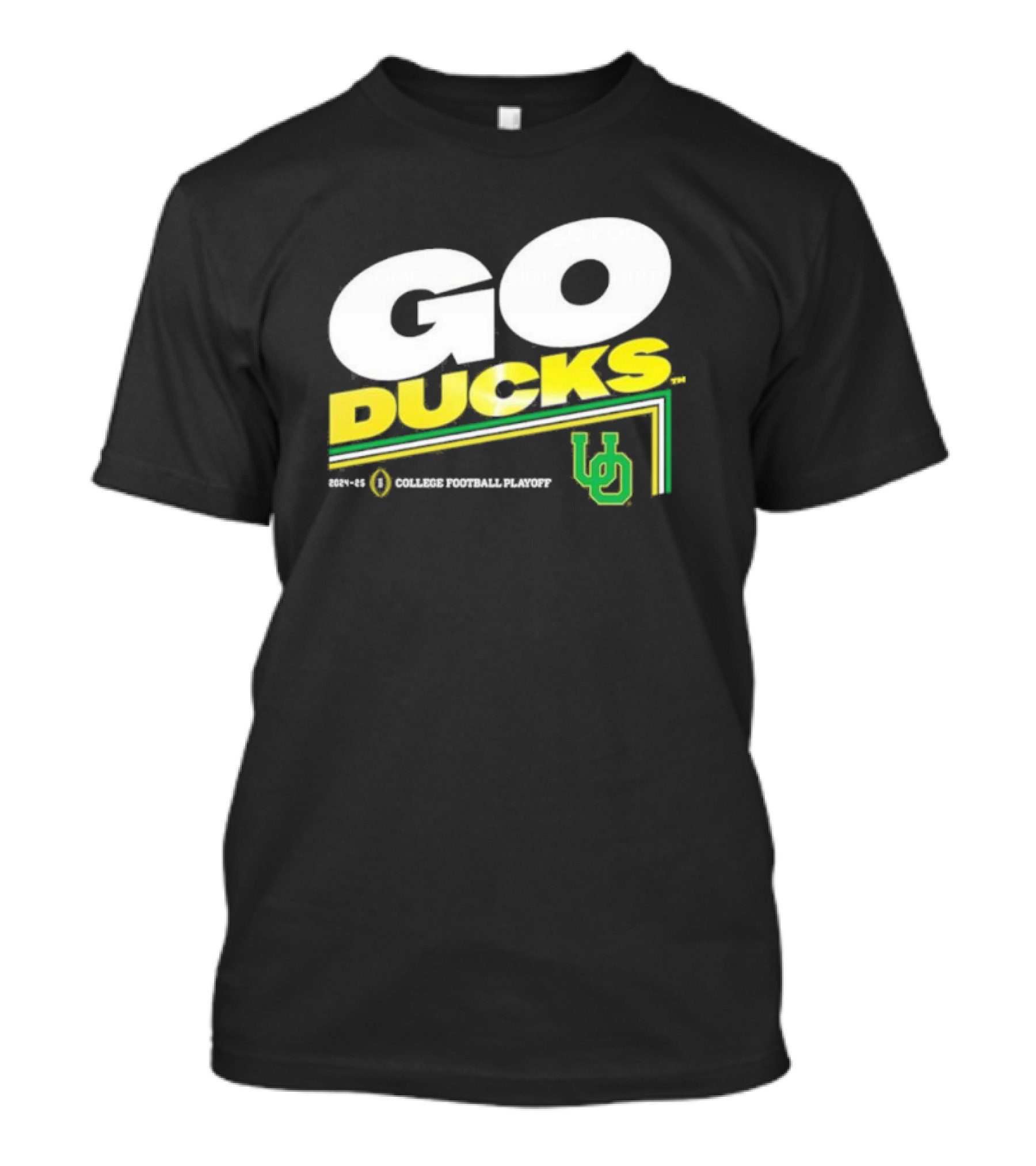 Go Ducks 2024-25 Oregon Ducks College Football Playoff T-Shirt