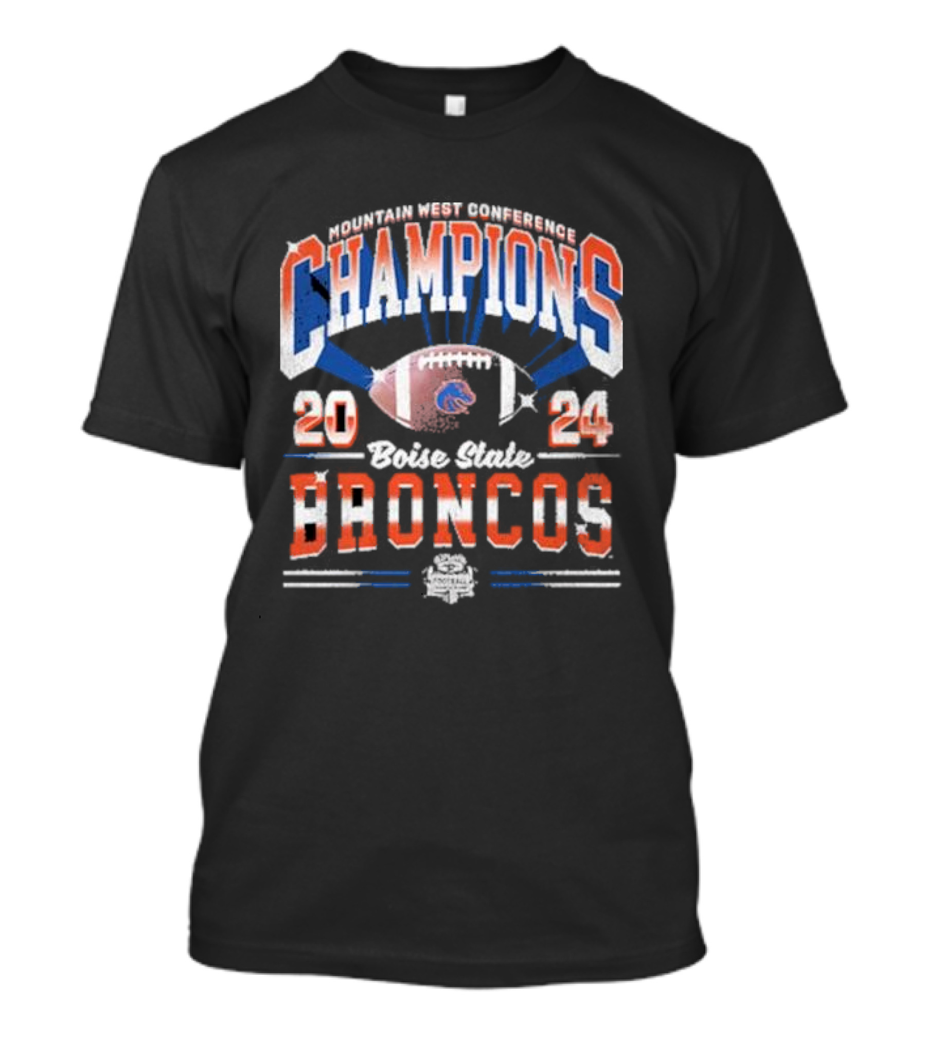 Mountain West Conference Champions 2024 Boise State Broncos Football T-Shirt