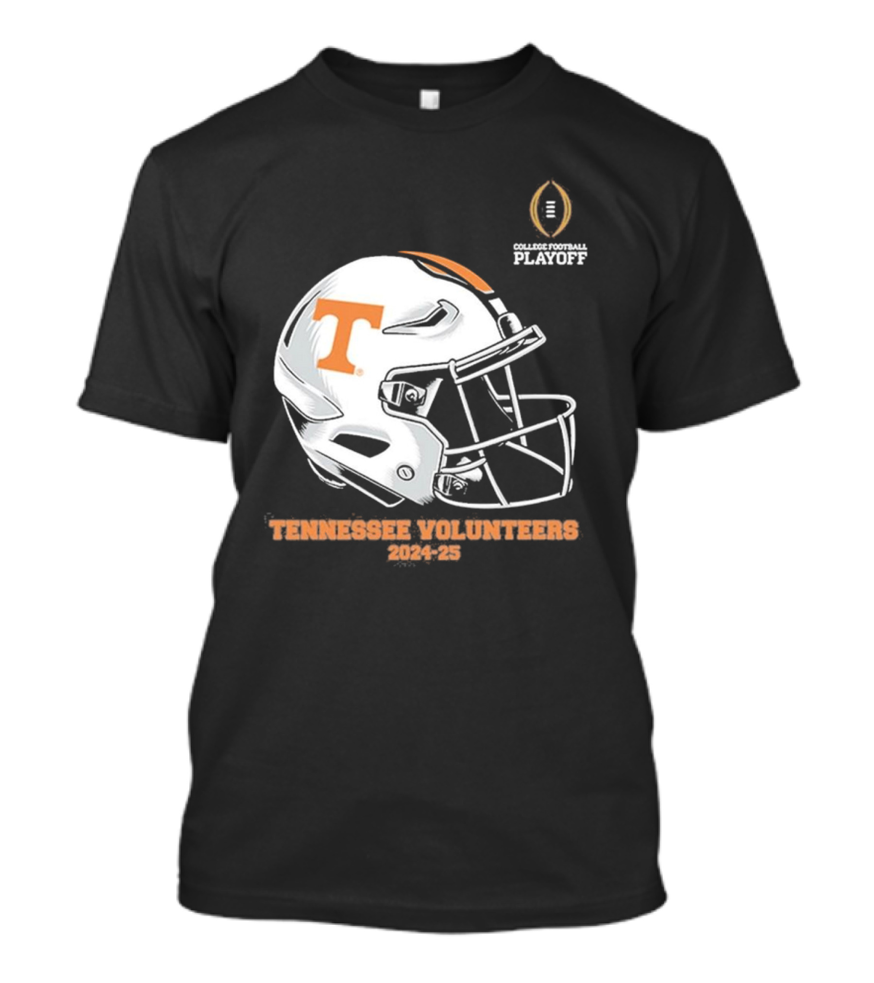 Tennessee Volunteers 2024-25 College Football Playoff Helmet T-Shirt